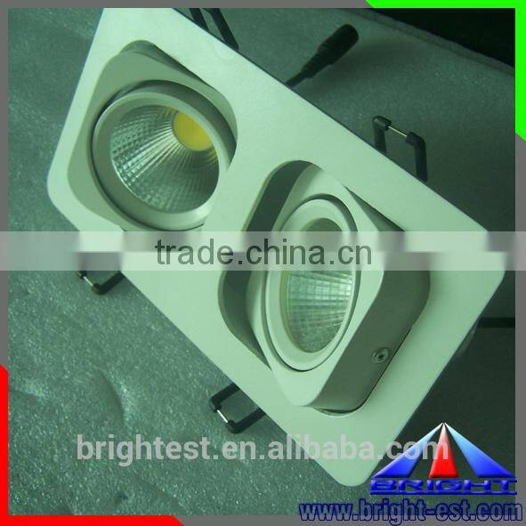 Recess 58mm Square COB led downlight,adjustable led downlight