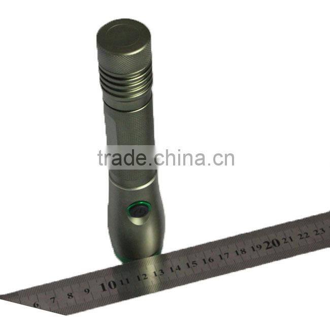LED aluminium flashlight new torch light USB flashlight