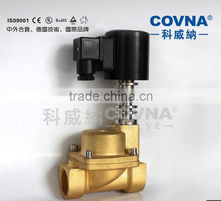 stainless steel / brass steam solenoid valve for high temperature