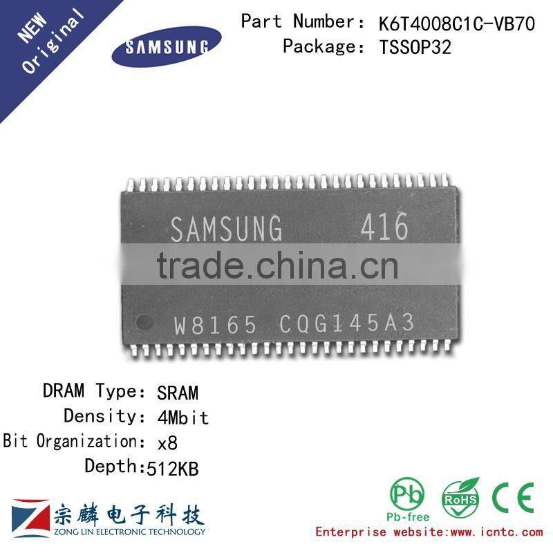 Genuine original K6T4008C1C-VB70 TSSOP32 512K x8bit SRAM Flash Memory RAM