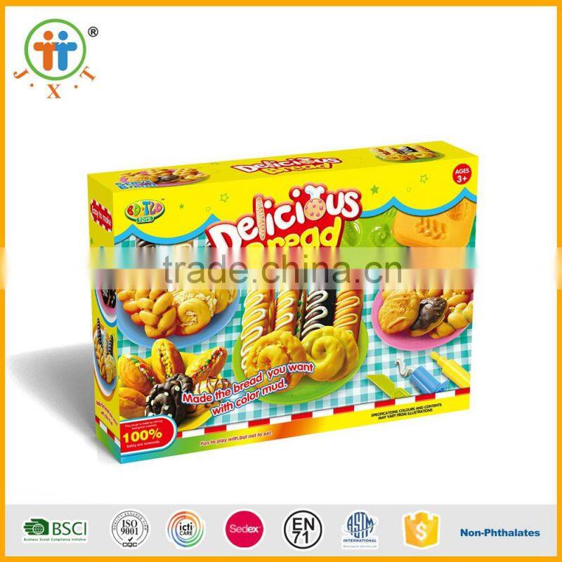 Wholesale delicious bread modeling plasticine clay play dough 122651