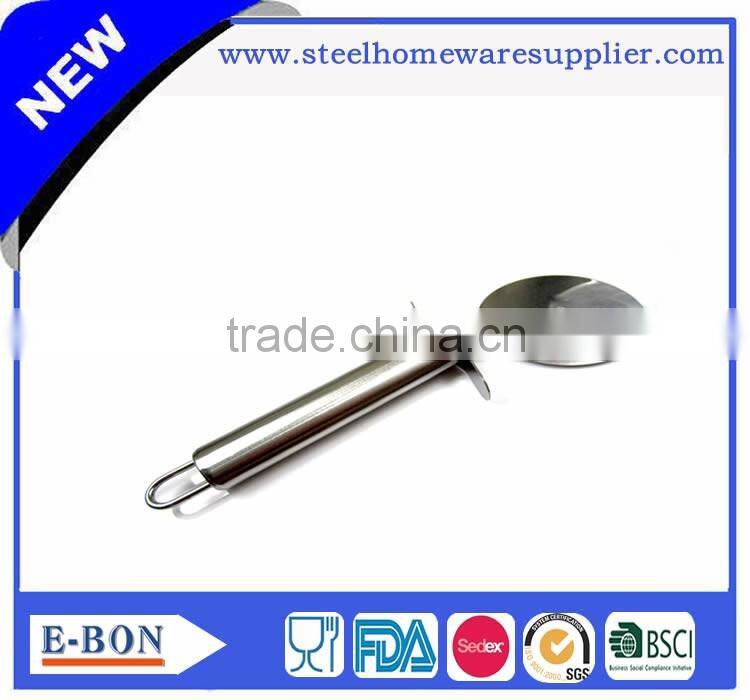 High quality useful stainless steel pizza knife cheese knife kitchenware