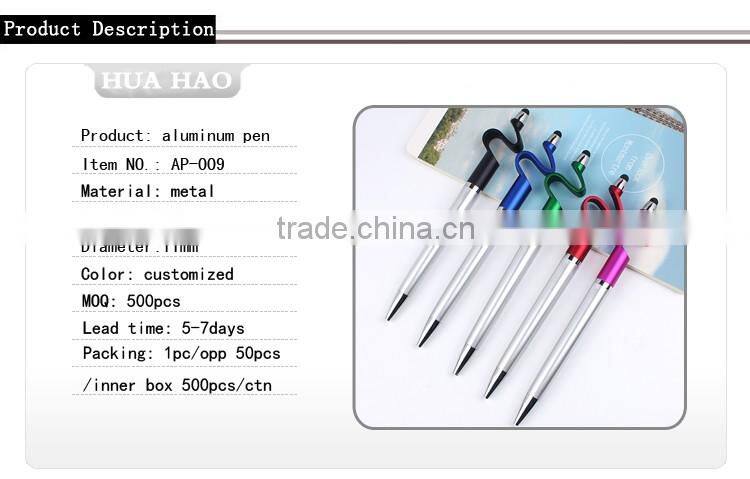 Wholesale promotional ballpoint customized advertising logo touch pen new design ball pen