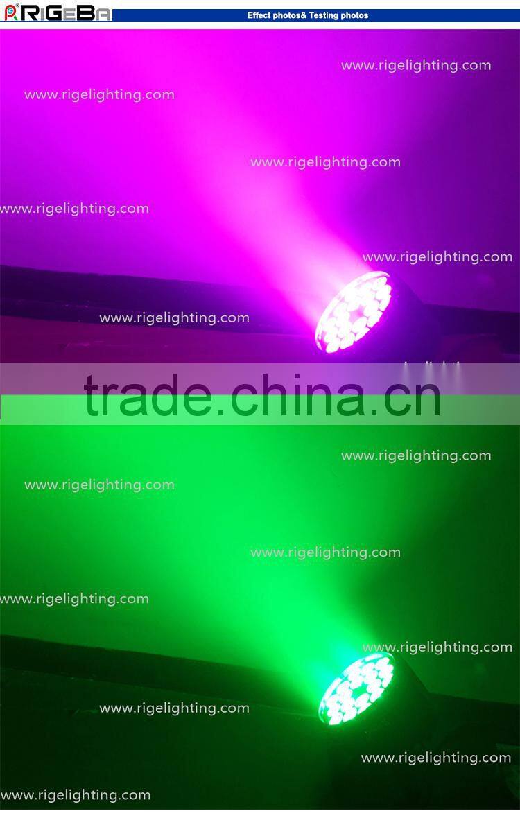 hot selling Par 64/ 18*10W RGBW 4IN1 LED Par Can high power led stage light