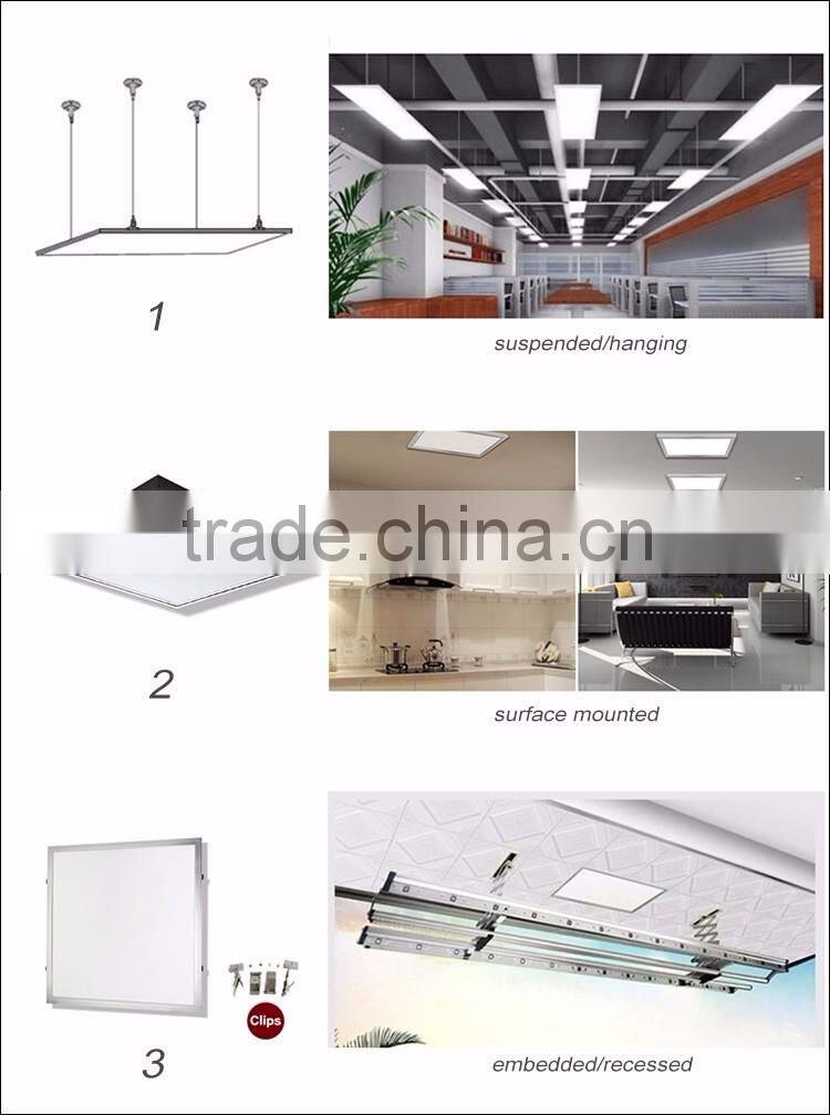 300*1200mm UL DLC 40w AC110-277V silver/white frame hot sell led slim panel light