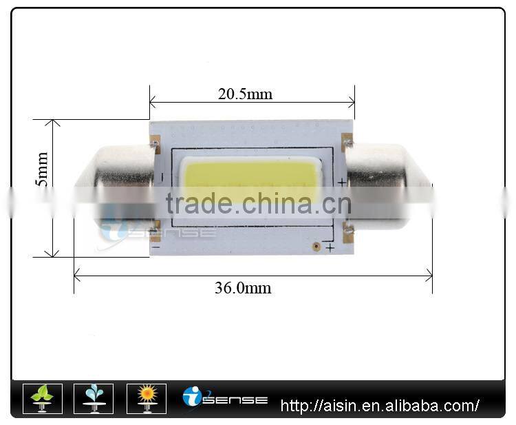 Free replacement for halogen bulb 12v 36mm c5w LED auto festoon lamp