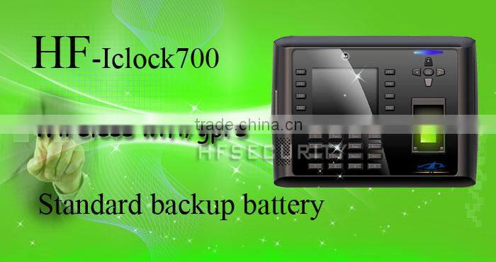 HF-Iclock700 Wireless Remote Control SDK Fingerprint time Attendance With Printer