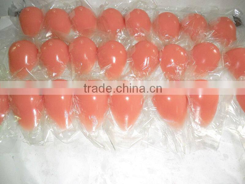 drop shape silicone breast forms with bra strap
