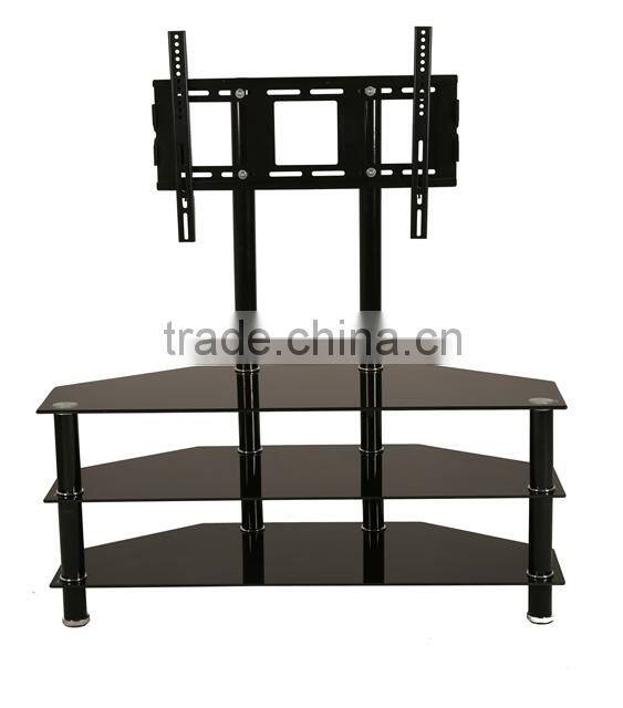 China supply Fashion design Glass tv stand with low price