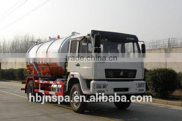Made in China HOWO vacuum sewage suction truck