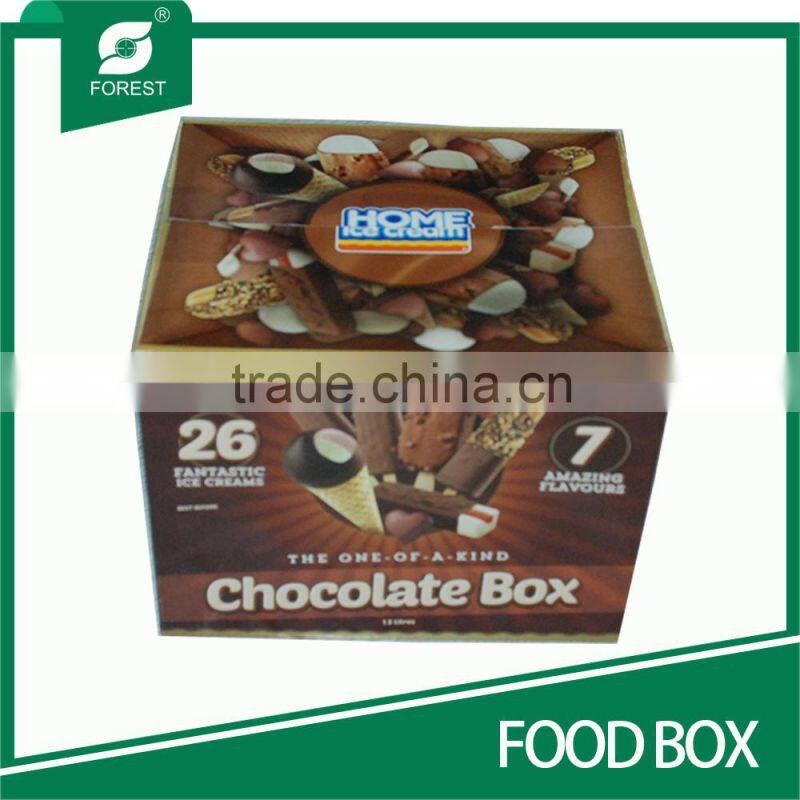 CUBE SHAPE CORRUGATED FOOD BOXES FOR DELICIOUS CHOCOLATES
