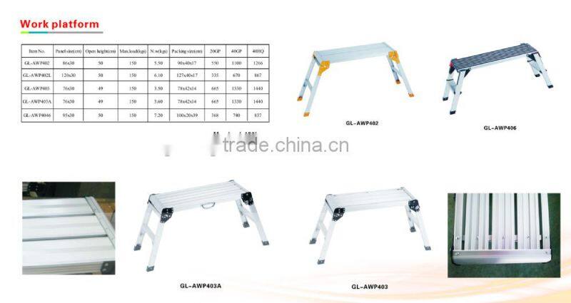 Goldgile Aluminum Work Platform ladder