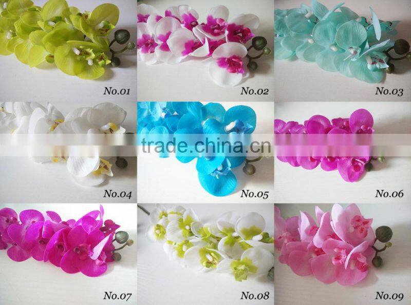 real touch flowers wholesale latex orchid