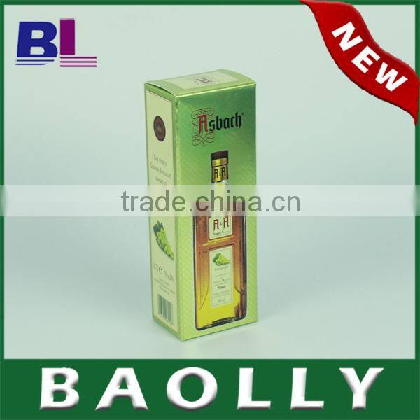 Fashion new design useful pretty cardboard high-quality paper wine glass packaging boxes for gift