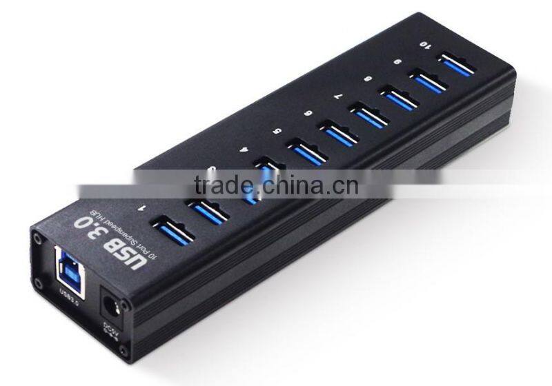 High speed 10 port usb 3.0 hub wholesale