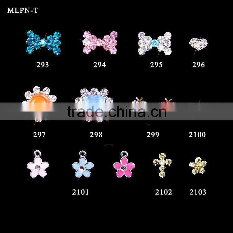 Small skull colorful rhinestones diamond accessories for nail art