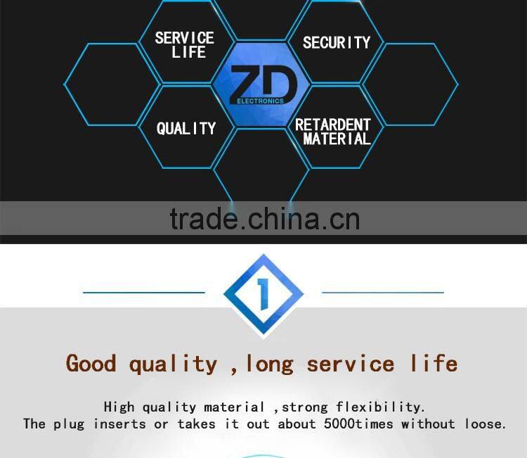 Chinese 2pin flat electrical male to IEC power wire