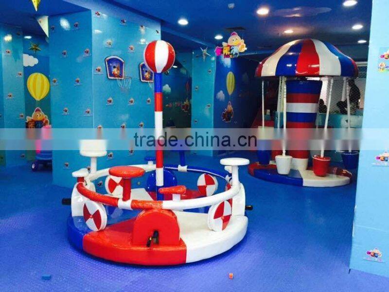 Electrical Soft Play Indoor Carousel Swing