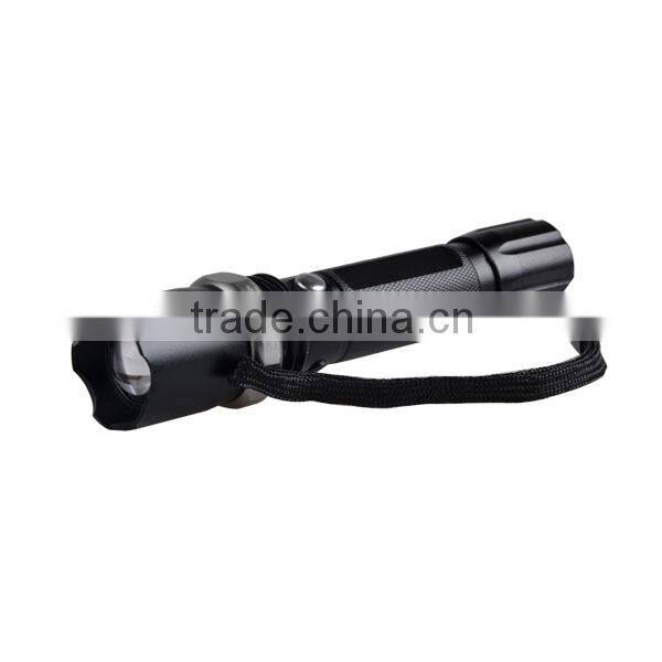 390nm Self Defense High Power Zoom LED Linterna Rechargeable Inspection Light