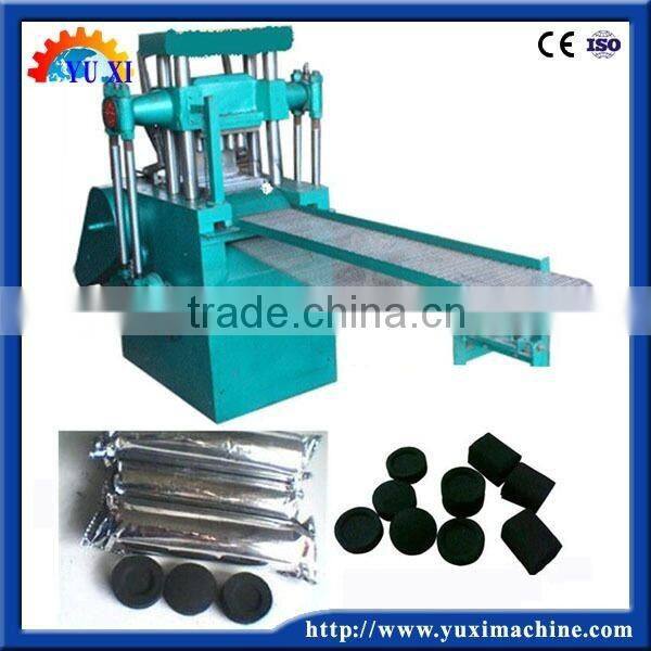 Arab Hardwood coconut shell BBQ Hydraulic Shisha charcoal briquetting hookah tablet press machine manufacturer