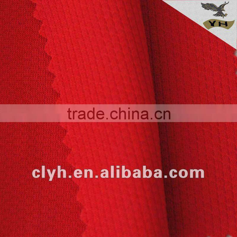 Polyester sweat resistant sportswear wicking fabric