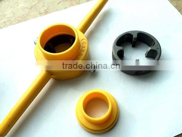 NPT screw threading tool PVC pipe screw threading die set hand tools