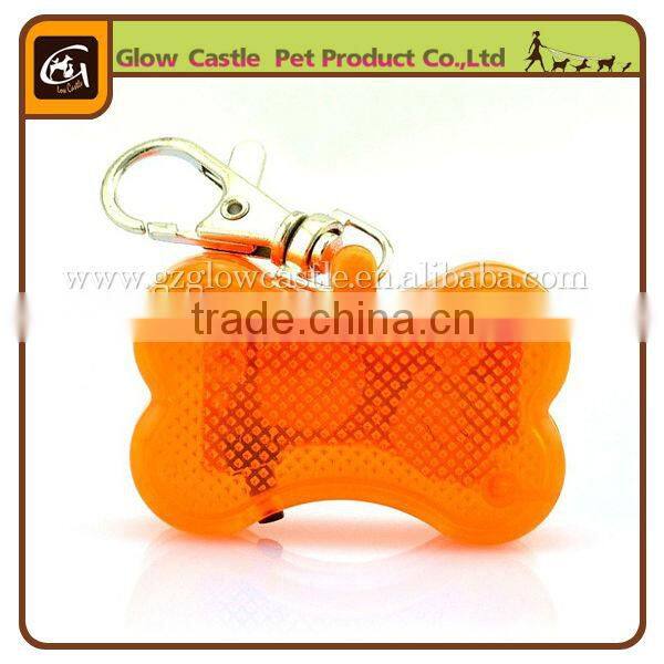 Safty LED Flash Pet Pendant With Note At Back