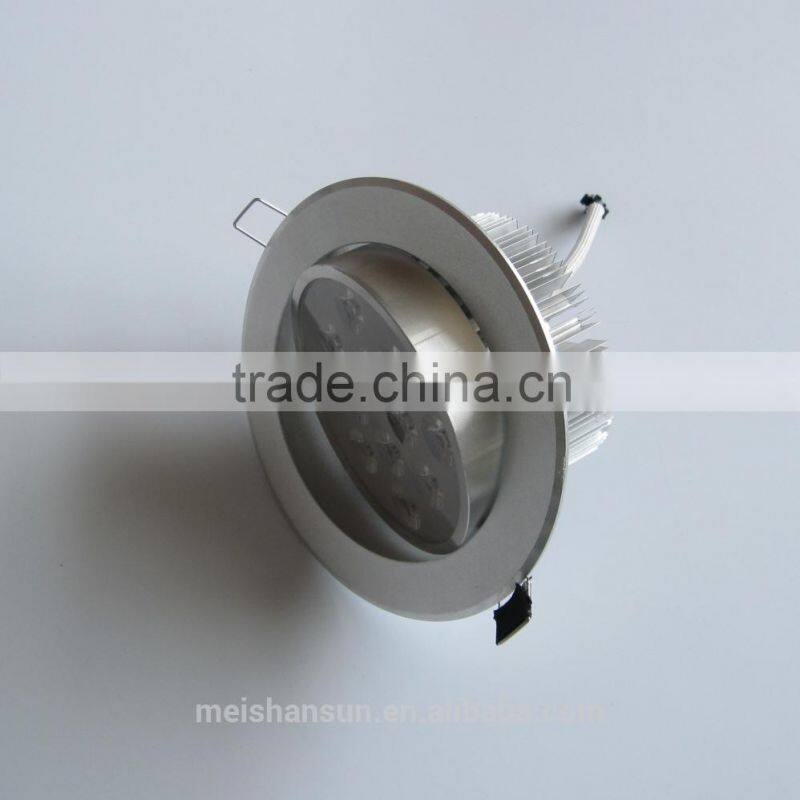 12w round embedded ceiling lamp with driver