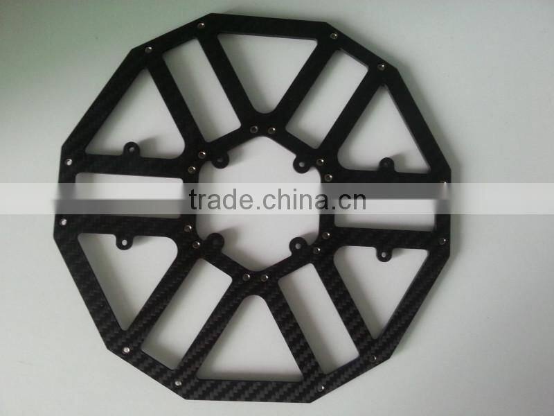 Customized CNC Cutting 3K Twill matte fibra di carbonio Carbon Fiber Frame, Carbon Fiber sheet, Carbon Fiber Tube