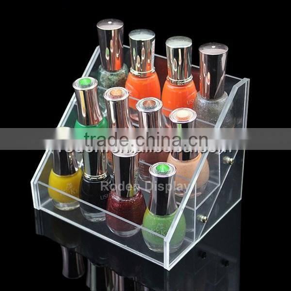 New Design Acrylic Cosmetic Counter Top Display Stand Lipstick Display