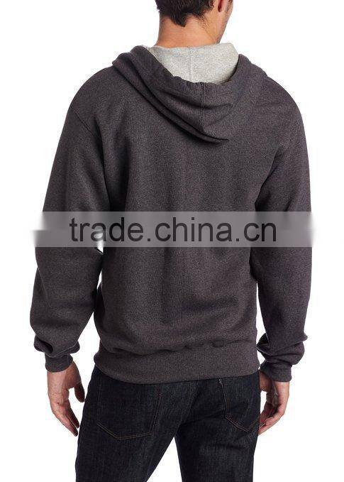 cotton hoody, french terry hoody, hoody with contrast color, mens hoody