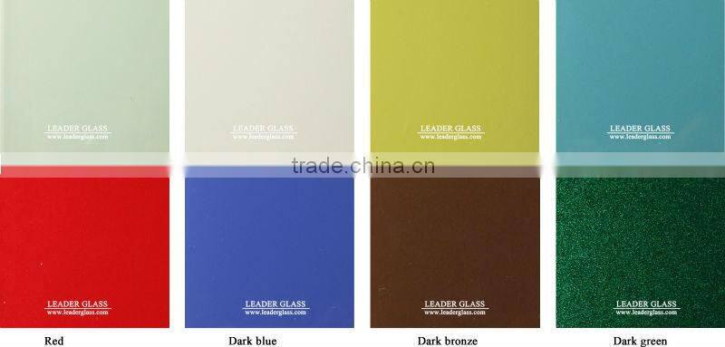 6mm White lacquered glass