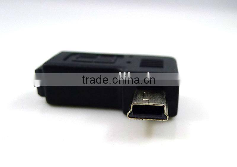 Mini USB 2.0 5P Male to Female M - F extension adapter