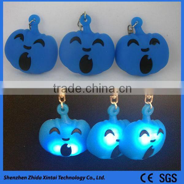 key decorative silicone LED light climbing keychain