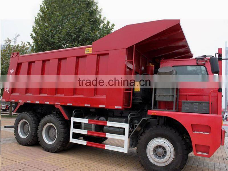 CNHTC 6*4 ZZ5707S3640AJ cheap 70 ton mining dump truck howo