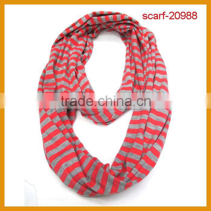 In stock single jersey Loop chevron scarf