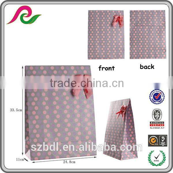 Luxury custom paper bag paper shopping bag & handles colorful printed paper bag