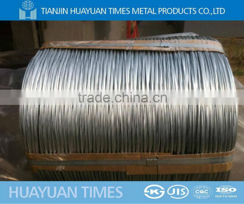 hot-dipped patented galvanized steel wire for further drawing ( factory )