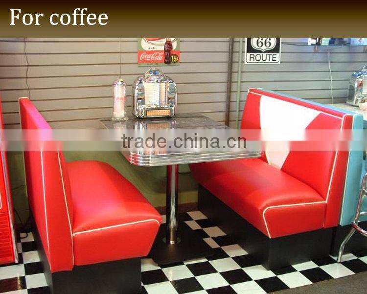 Restaurant Furniture Black Leather Booth Seating JC-J40