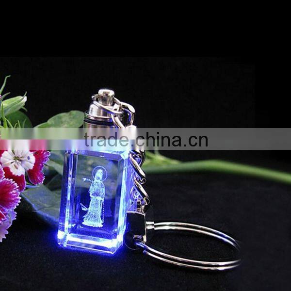 k9 Crystal Led Keychain For Gift