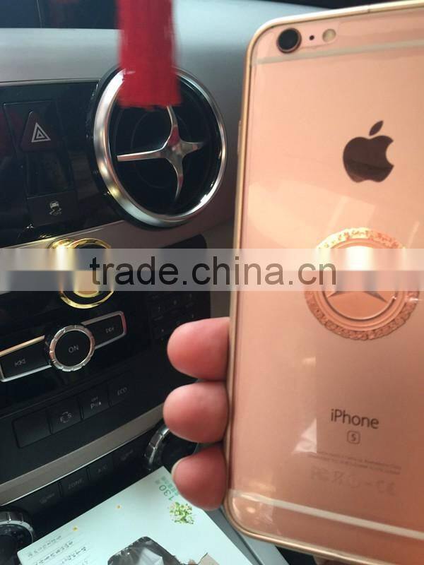 multi-use fancy gold magnetic car mount /car mobile phone holder china made