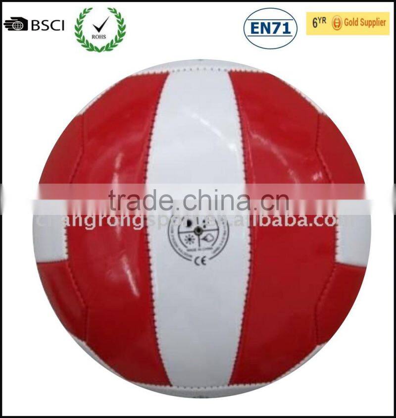 artificial PVC leather soccer ball football