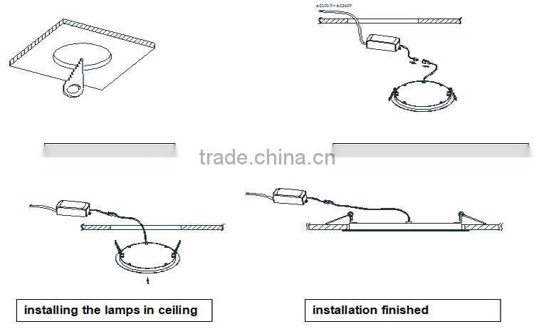 12v dc led light panel multicolor led panel light