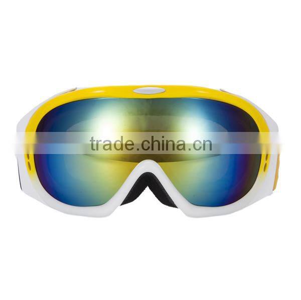 Ski goggles compatible with helmet, snow glasses compatible with helmet