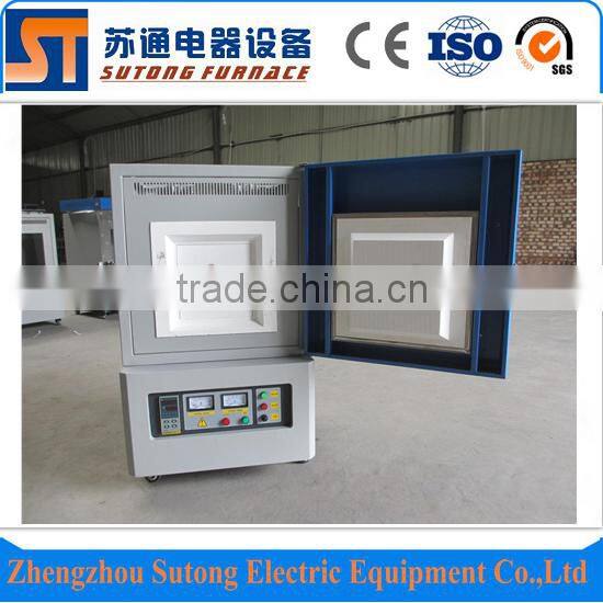 1600C electric lab box muffle furnace 200x200x200mm price with CE certificate