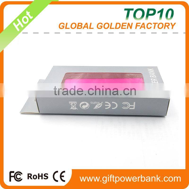 MINI power bank Factory price,2600mAh beautiful aluminium mobile power