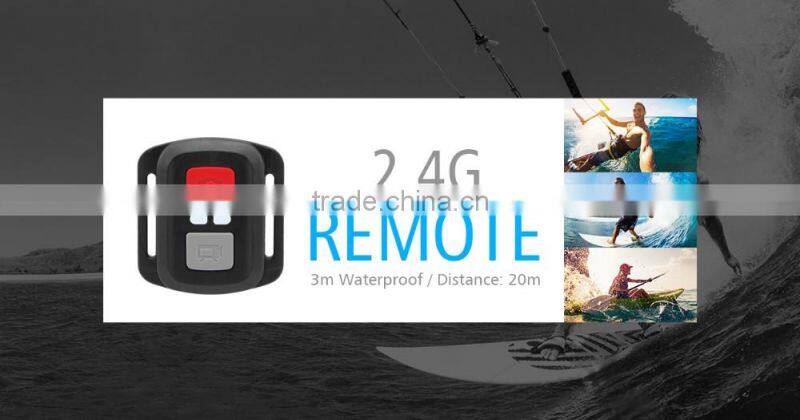 Be Unique !! Ausek Dual Lens 4K 30fps Wifi Sport Camera 2.4G Action Camera