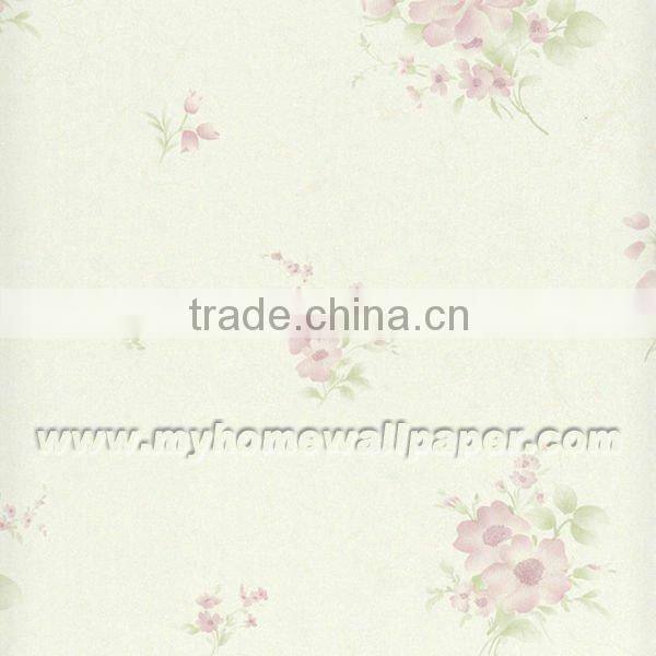 Country Style Vinyl Chinoiserie Wallpaper (own factory&various designs) (091605)