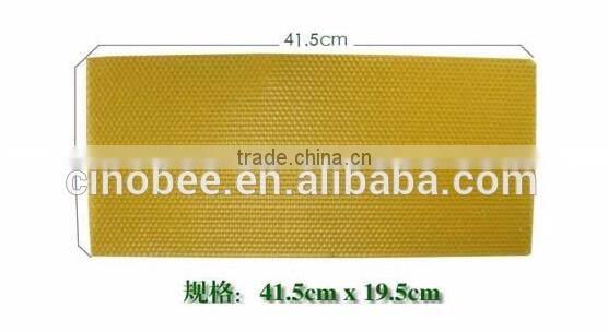 Pure beeswax foundation for apiculture use