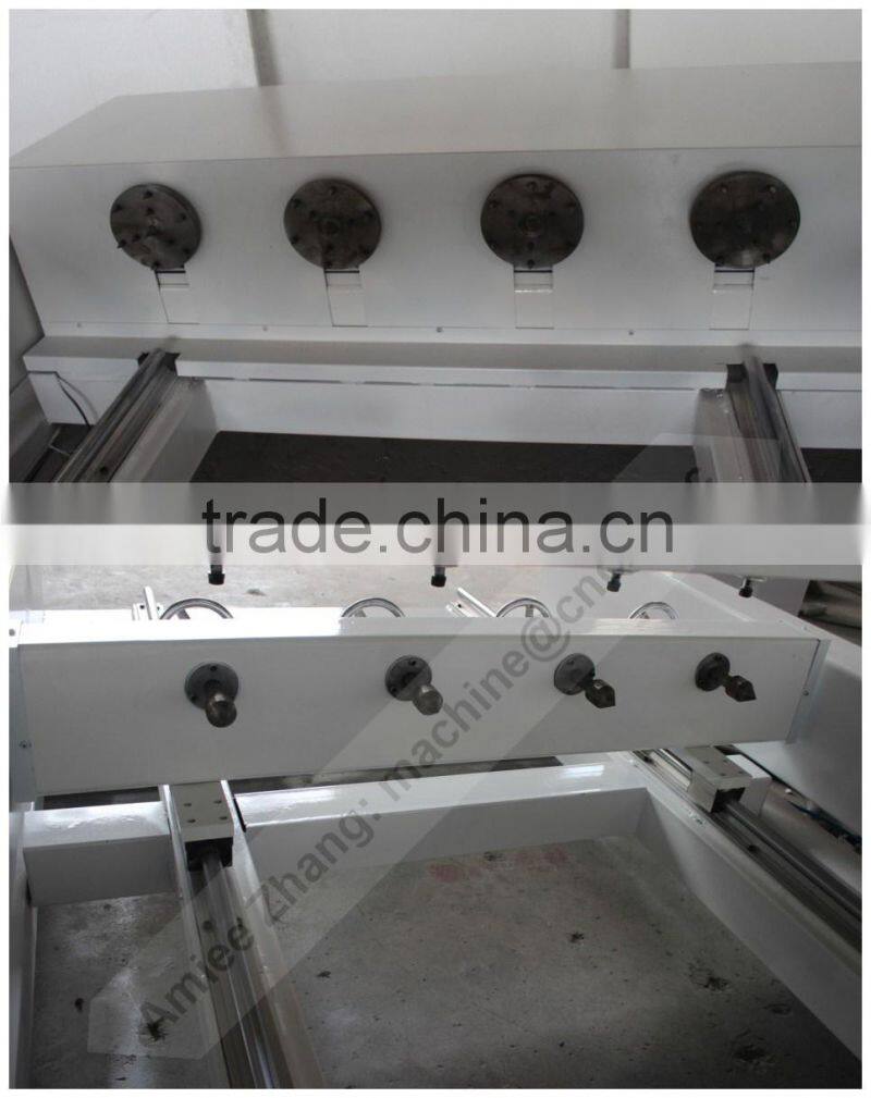 4 Axis 4 Spindles CNC Engraver Router for Flat & Cylinder Material 1300*2500mm ZK-1325-4